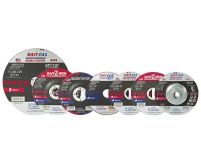 Several cutting wheels