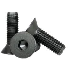 Three flat socket head cap screws